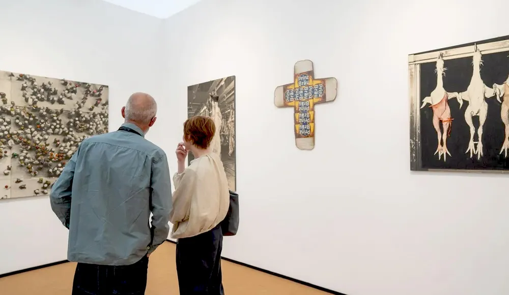 frieze installation view